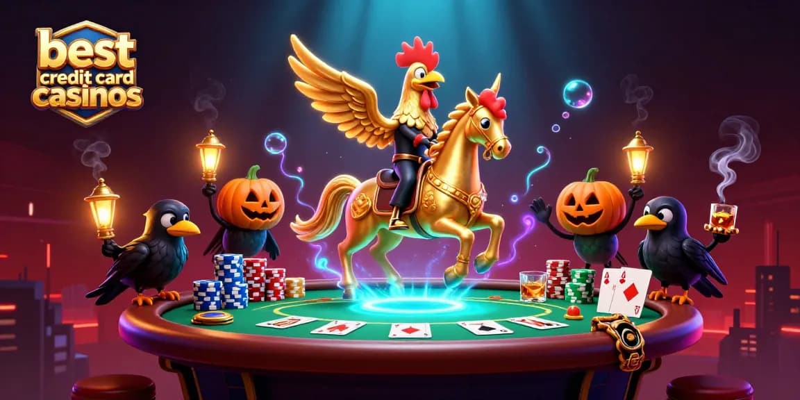 Experience the best credit card casinos with thrilling gameplay, vibrant illustrations, and dynamic gaming elements.