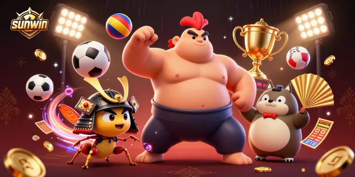 Win big at sunwin with fierce competitors and exciting sports betting action in a vibrant 3D scene.