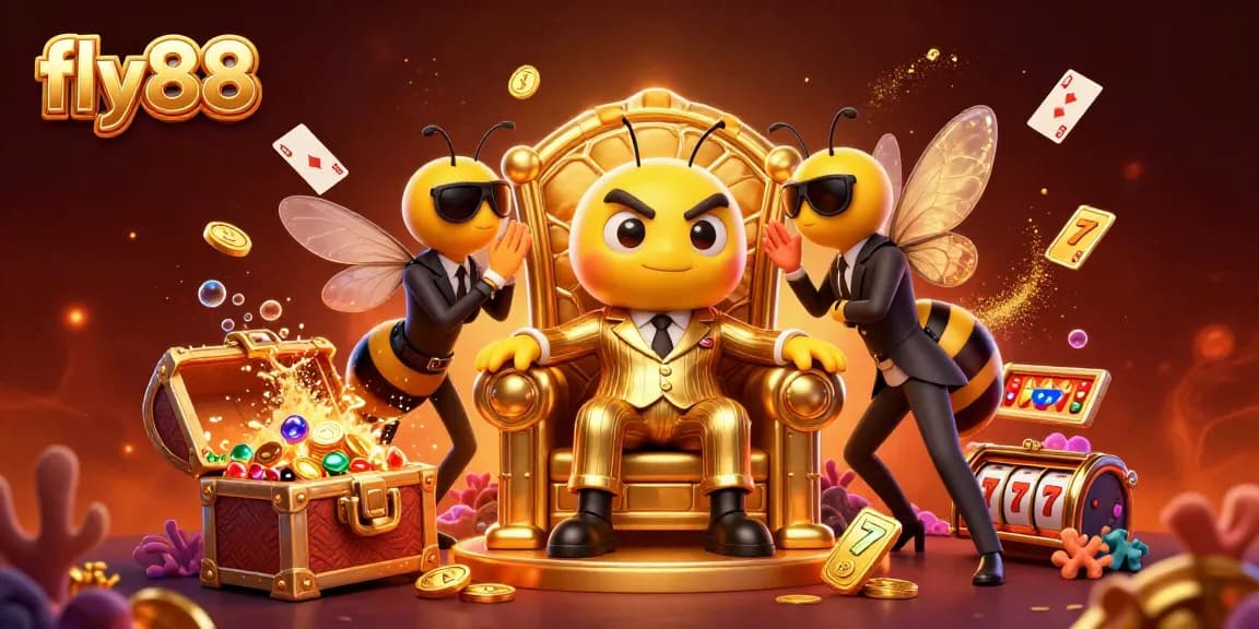 Experience the thrill of winning at fly88 with vibrant casino games and dynamic characters in 3D.