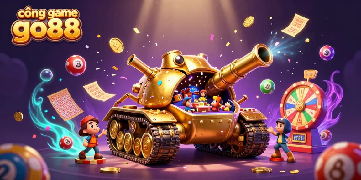 Engage with cổng game go88 where a golden beetle tank reveals a miniature casino for endless fun.