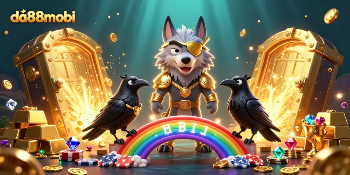 Engage in thrilling gameplay at da88mobi, featuring dynamic characters amidst a vibrant casino world