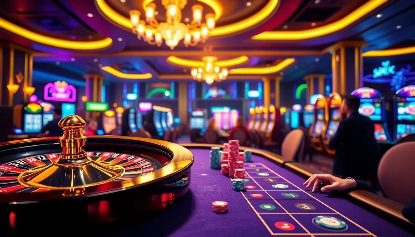 Winning strategies at 33win com with vibrant casino visuals of roulette, poker, and slot machines.
