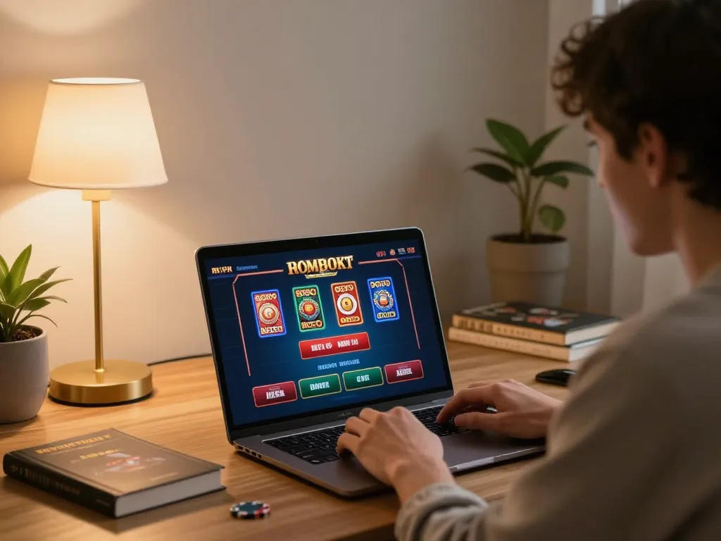 Engaging in hytw3339 đăng nhập while playing live poker at home with a cozy setup and warm lighting.
