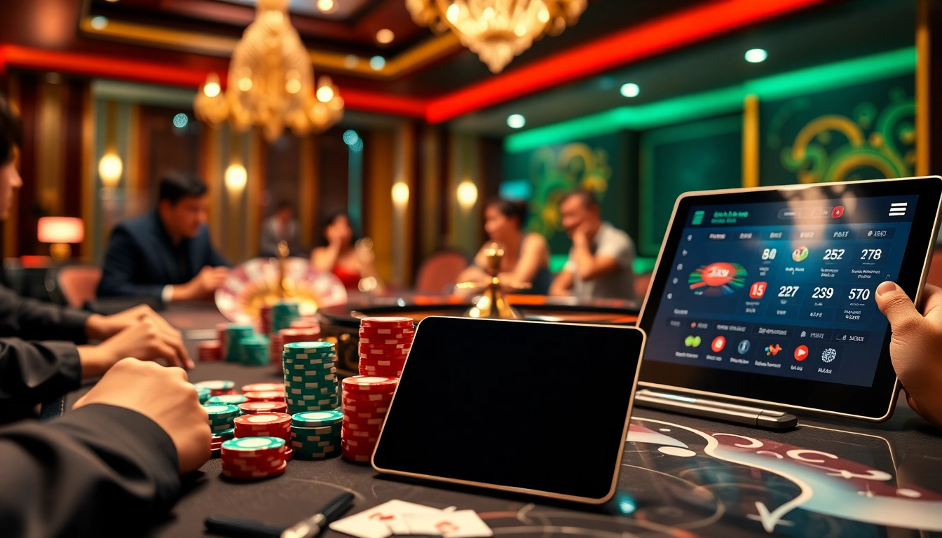 Experience the thrill of gambling at PG88 with vibrant poker and roulette scenes.