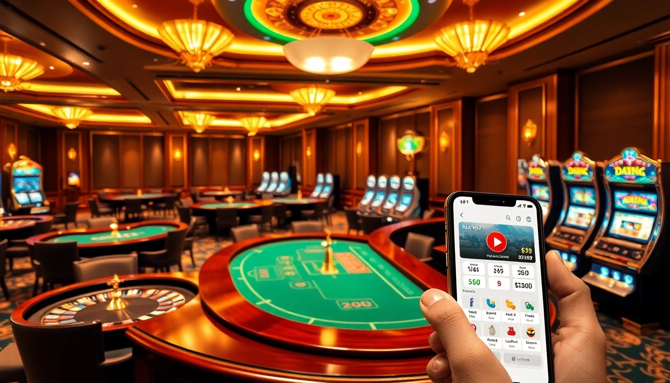 Experience the excitement of winning with the Alo789 Link in a luxurious casino setting.