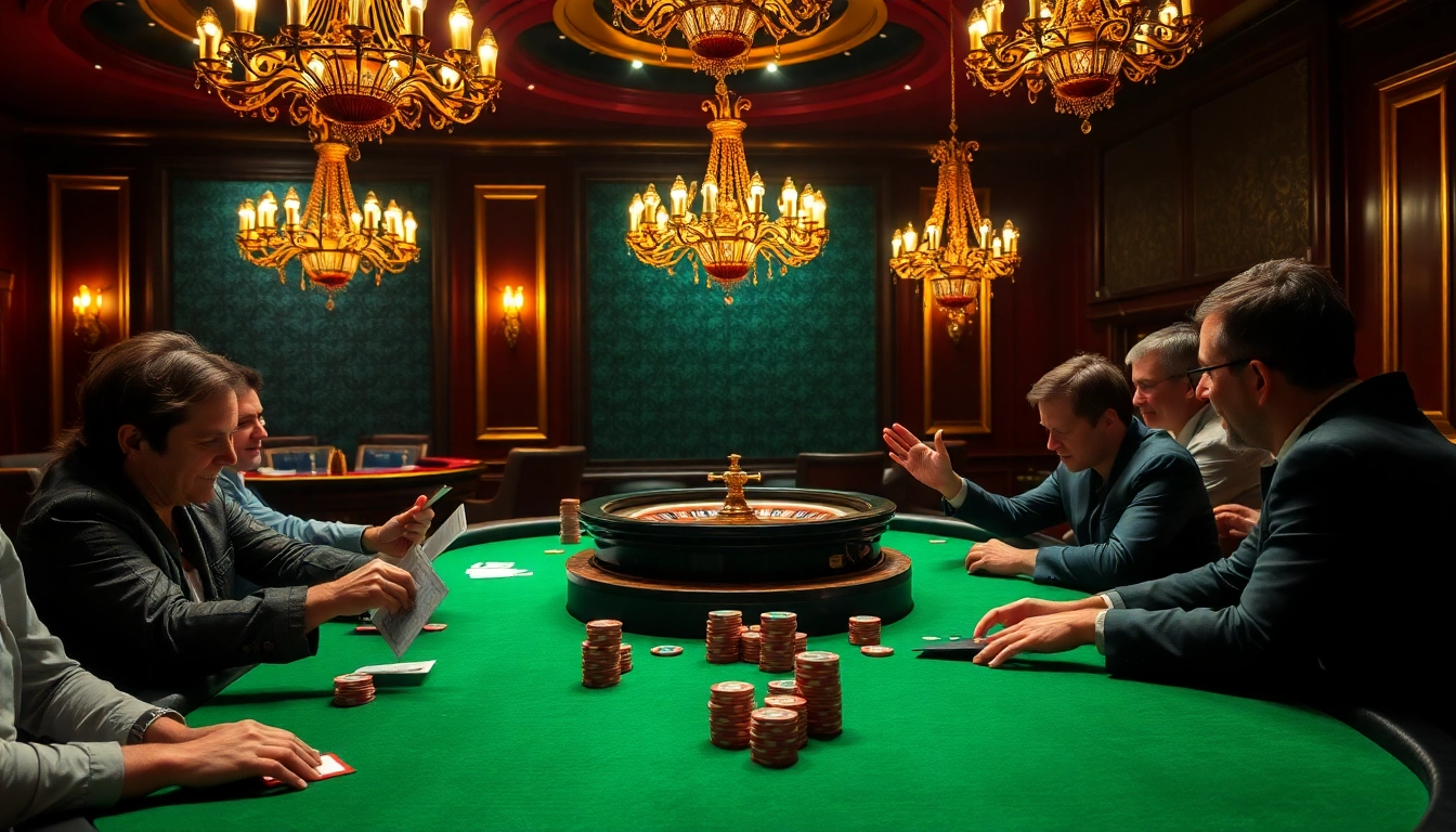 A thrilling moment at a casino's poker table showing excitement as players engage with the hidden wiki concept.