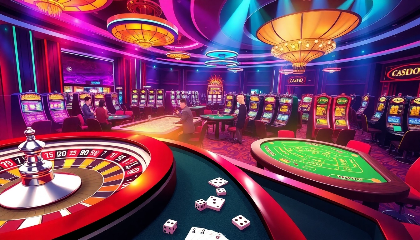 Experience the excitement of SODO CASINO with vibrant gaming tables and thrilling atmosphere.