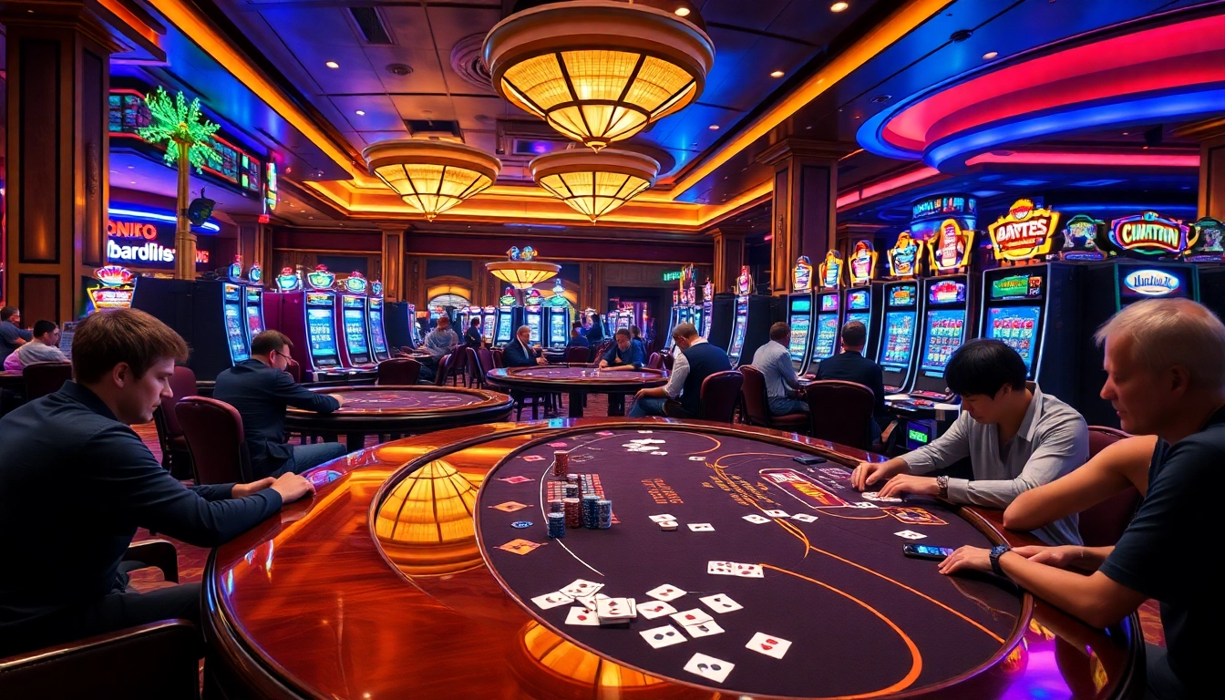 Experience excitement at QQ88 COM with players engaged in thrilling casino games.