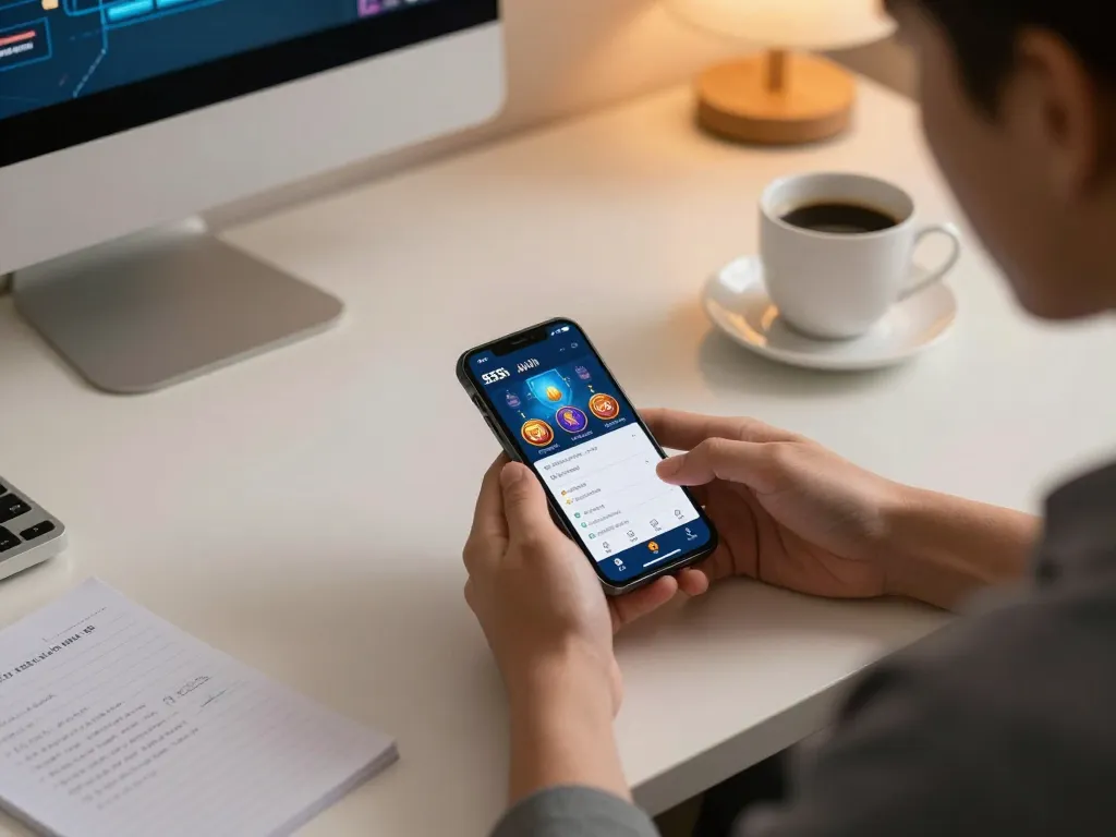 Engaging in strategic betting with the 555win mobile app in a cozy home setup.