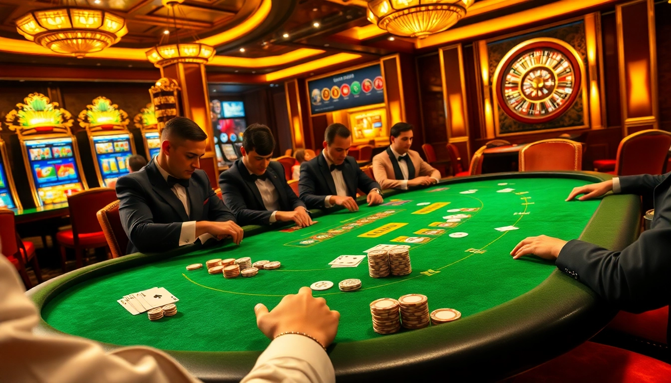 Experience the thrill of poker action at 789f.fyi with focused players and vibrant casino elements.