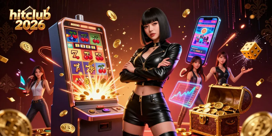 Experience hitclub 2026's thrilling casino adventure with vibrant 3D elements and colorful gaming visuals.