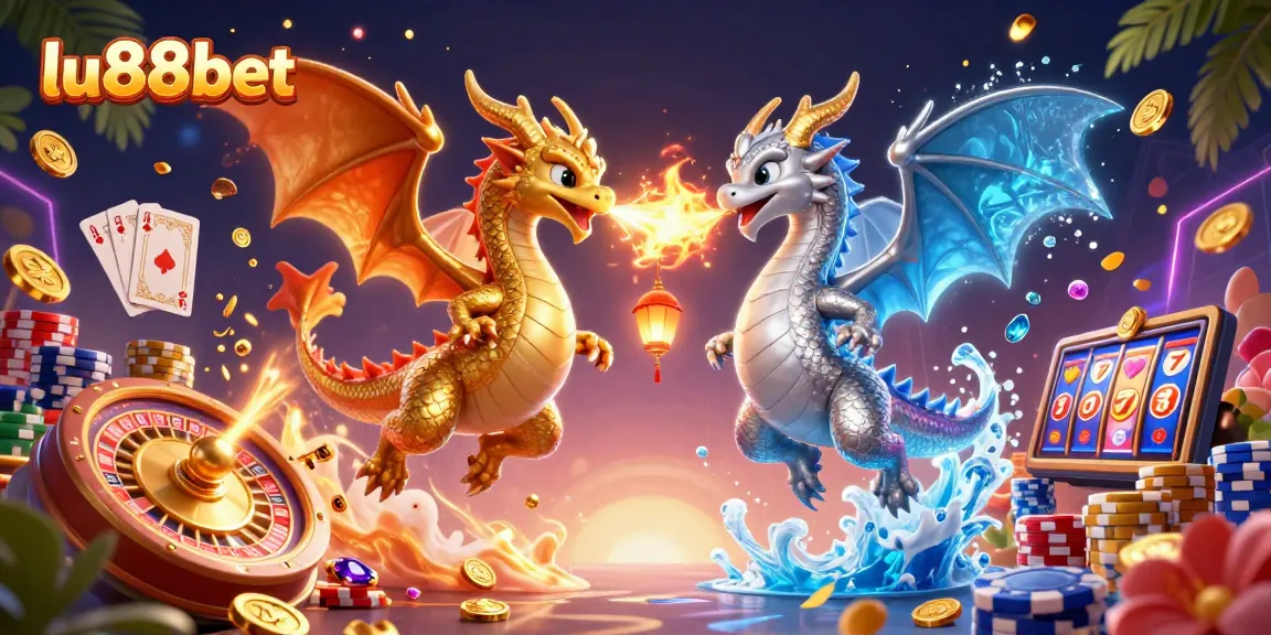 Experience thrilling wins at lu88bet with dynamic 3D dragons and vibrant casino elements.