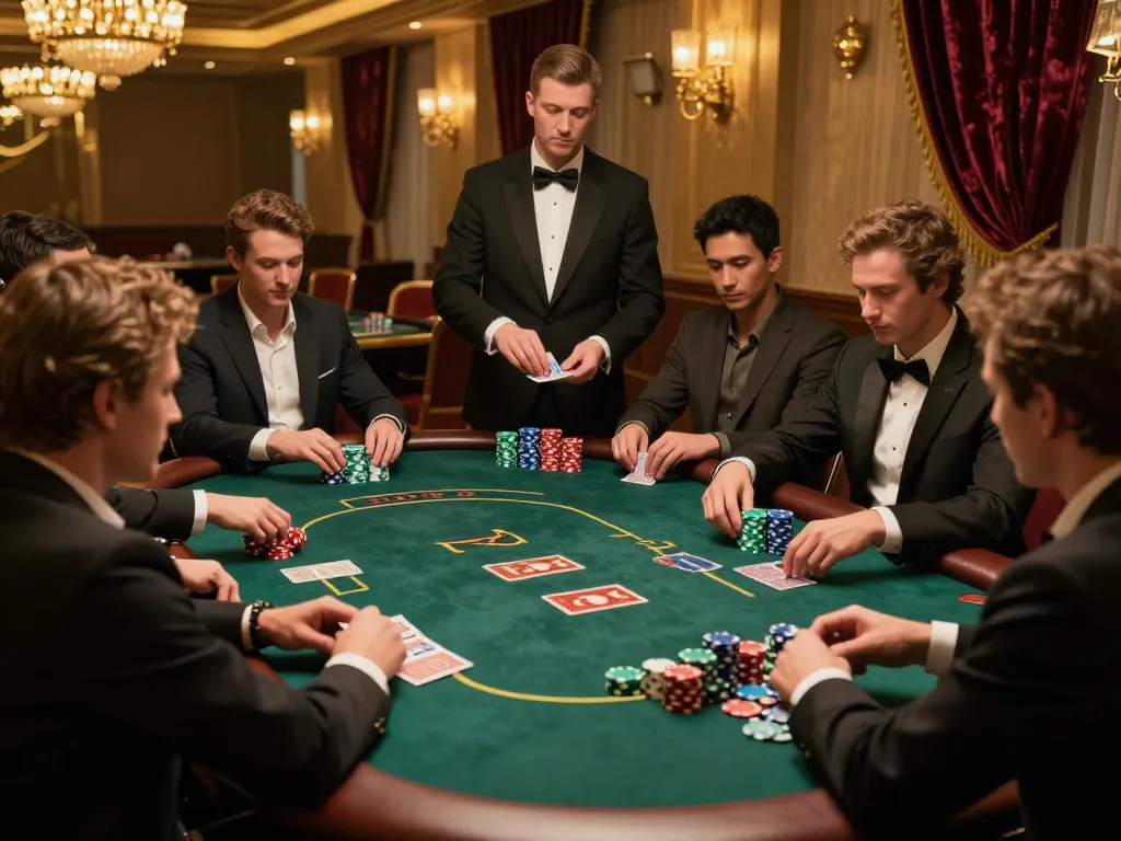 Experience Vin88 uy tín by playing poker with high stakes in an elegant casino.