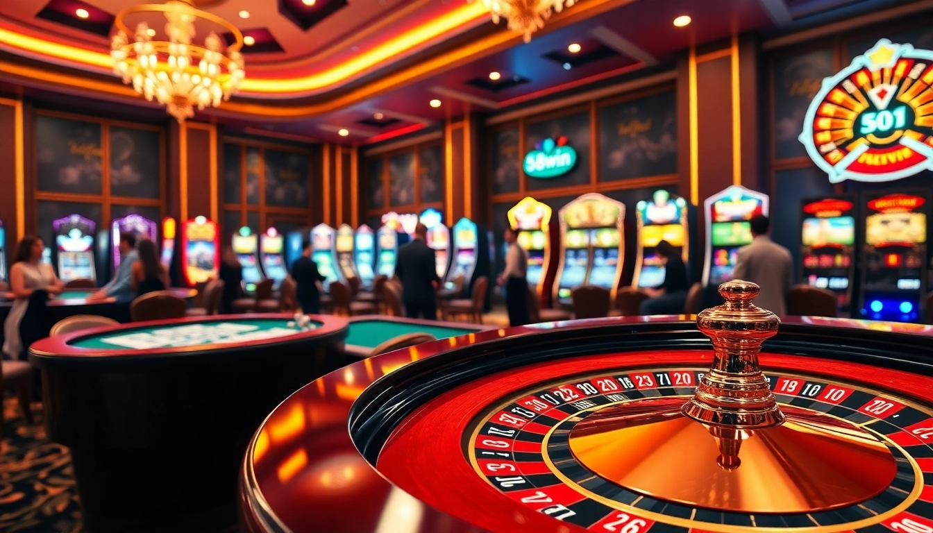Experience the excitement of 58win 2025 with thrilling casino gameplay and vibrant roulette tables.