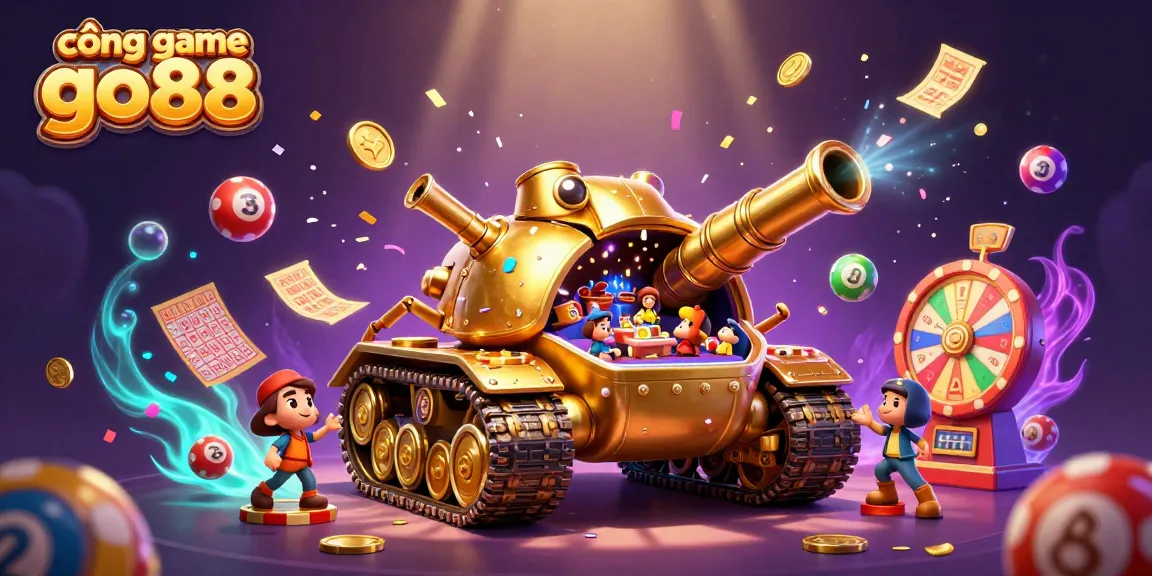 Engage with cổng game go88 where a golden beetle tank reveals a miniature casino for endless fun.
