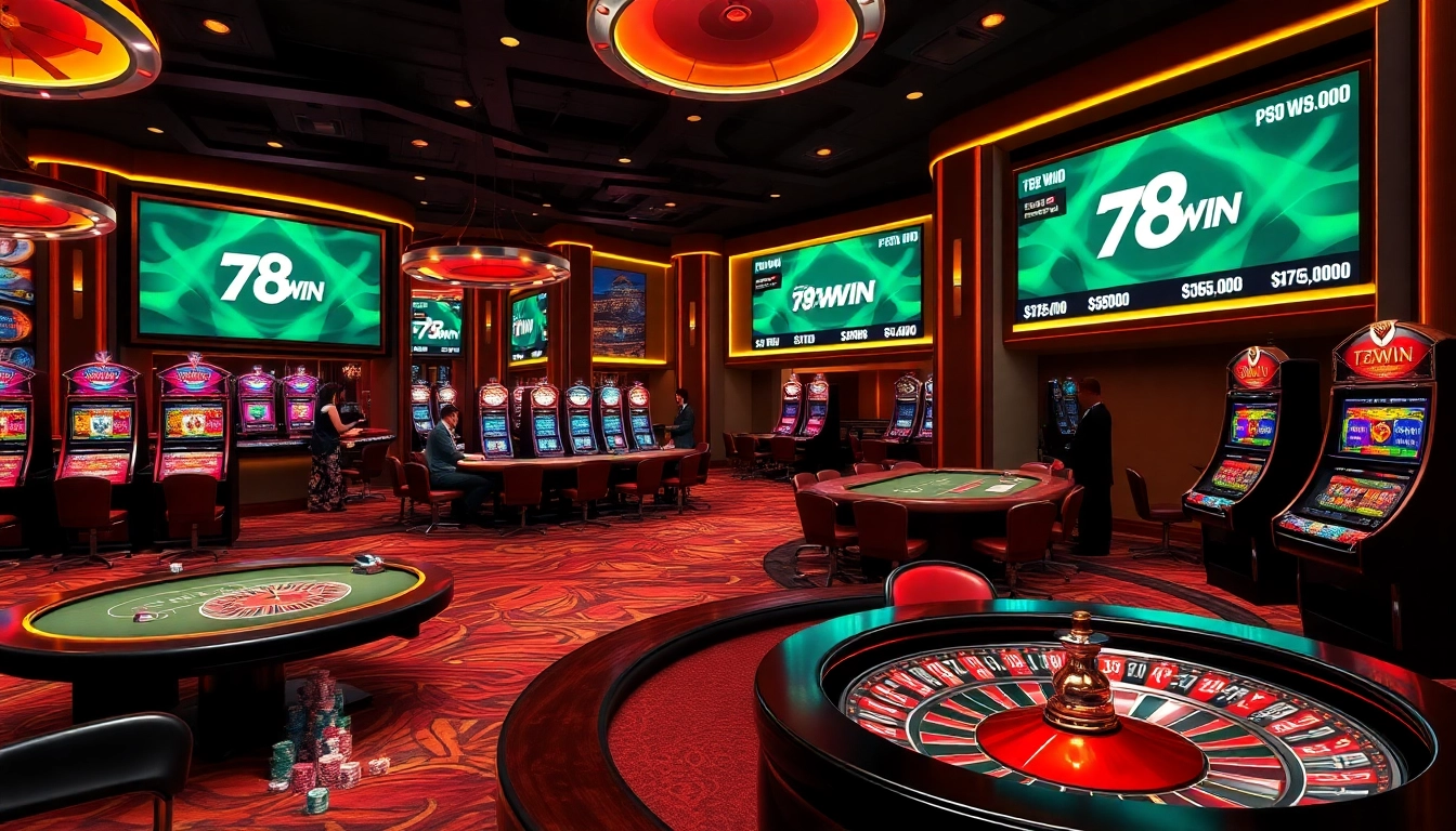 Experience high-stakes gambling at 78WIN with vibrant casino games and thrilling action.