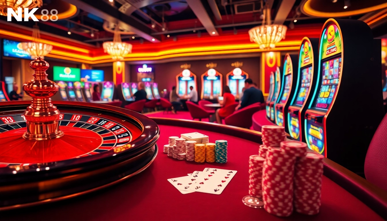 Experience the excitement of NK88 with interactive casino games, poker strategies, and vibrant slot machines.