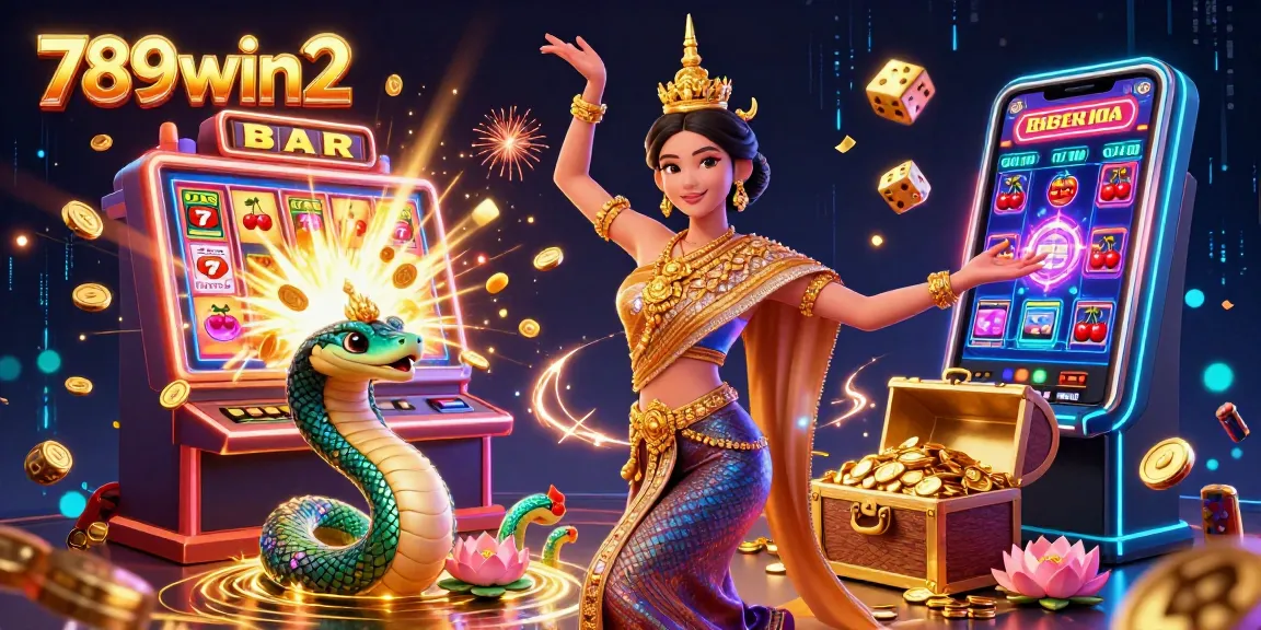 Engage with thrilling jackpots at 789win2 featuring a dynamic Thai theme and vibrant casino elements.