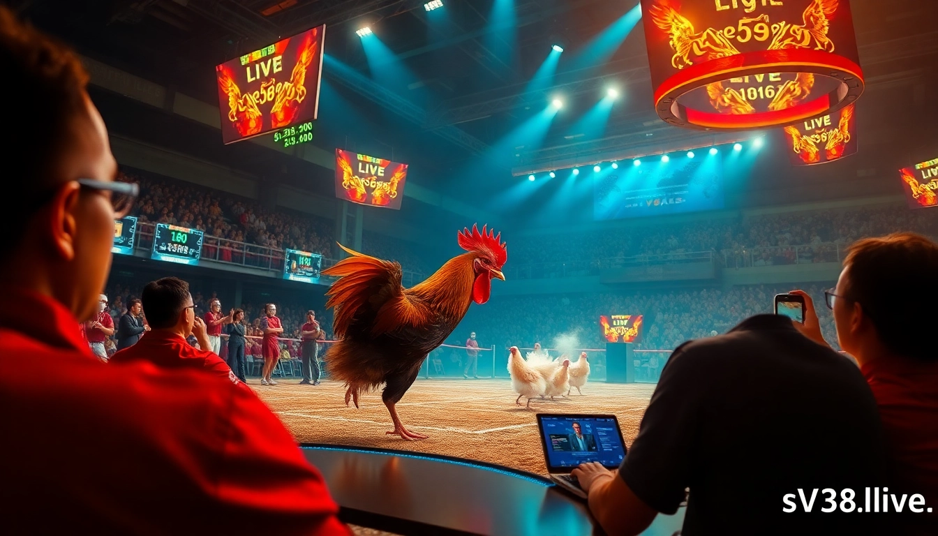 Experience the thrill of live chicken betting on sv368win.live with vibrant visuals and dynamic betting interfaces.