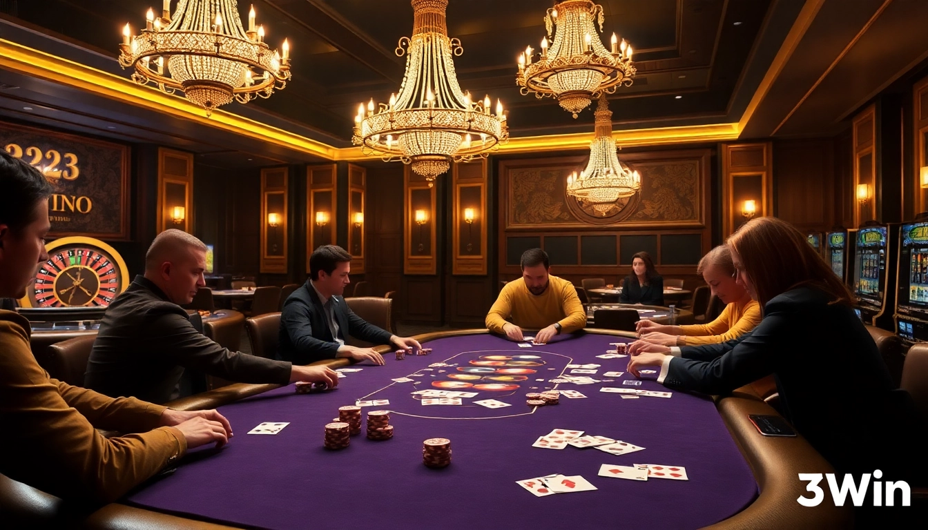Experience the thrill of winning at 23Win's luxurious casino, featuring engaging poker, roulette, and slots.