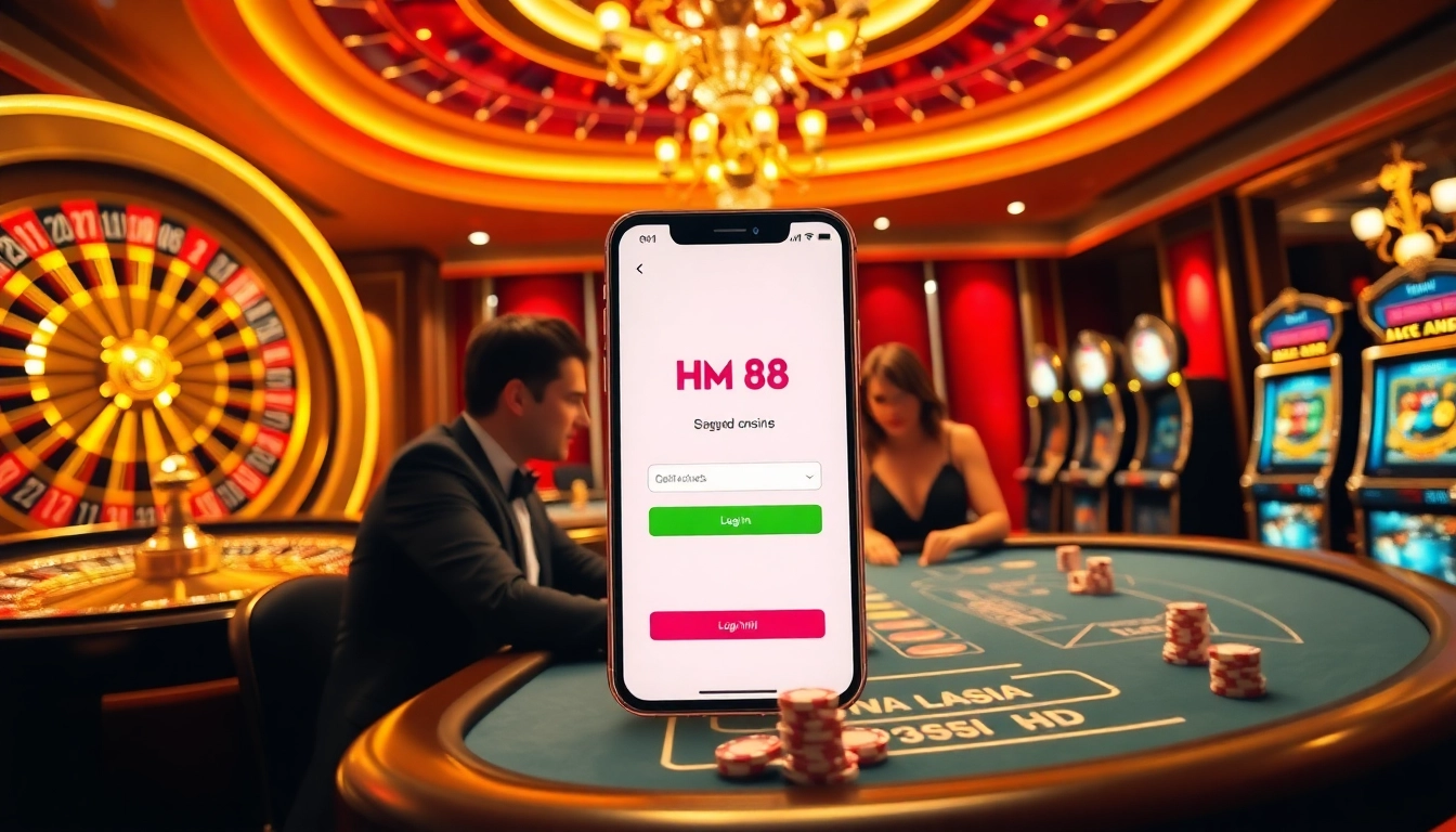 Engage in thrilling games at hm 88 đăng nhập with vibrant casino visuals and exciting action.